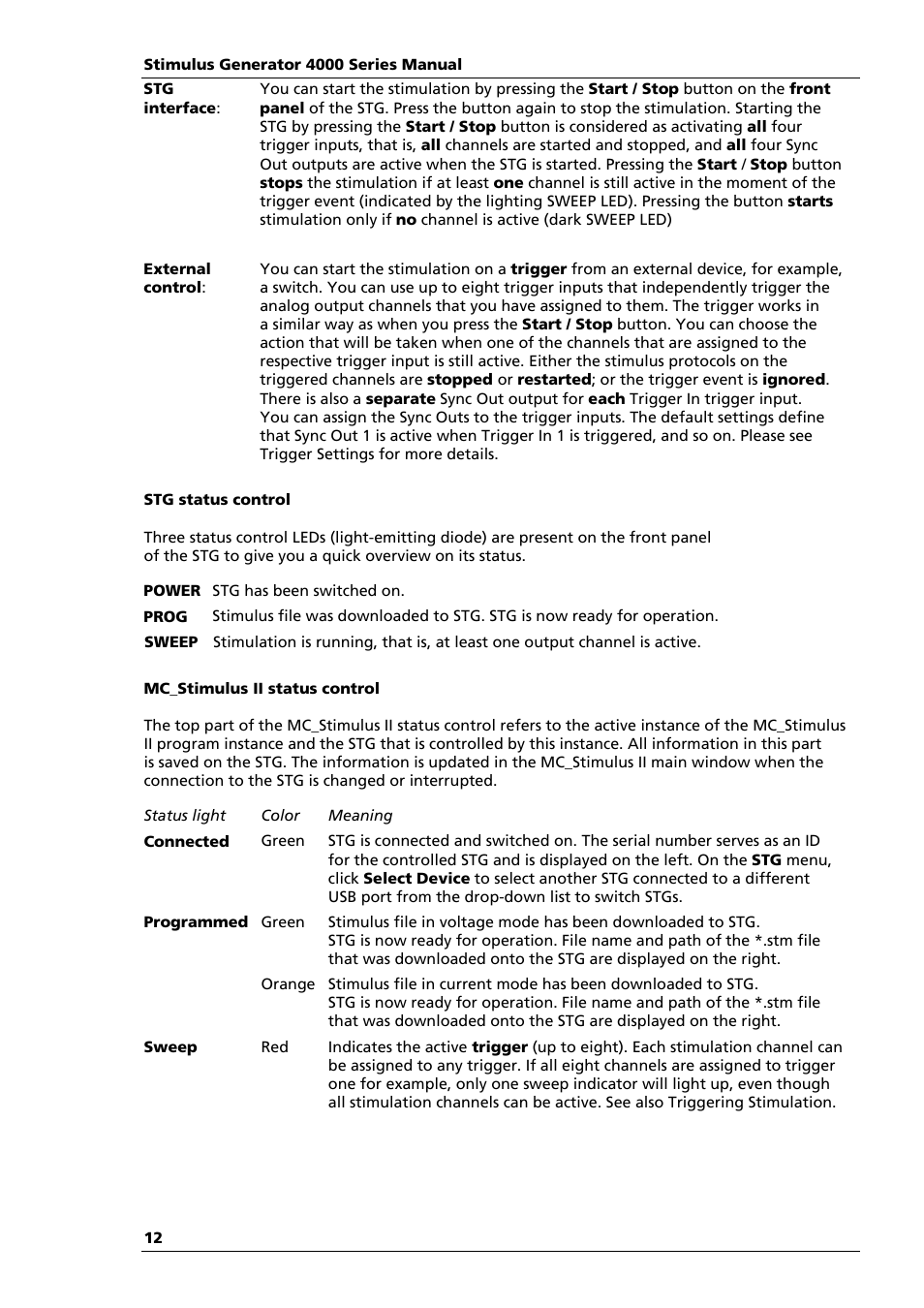 Multichannel Systems STG4004+STG4008 Manual User Manual | Page 16 / 114