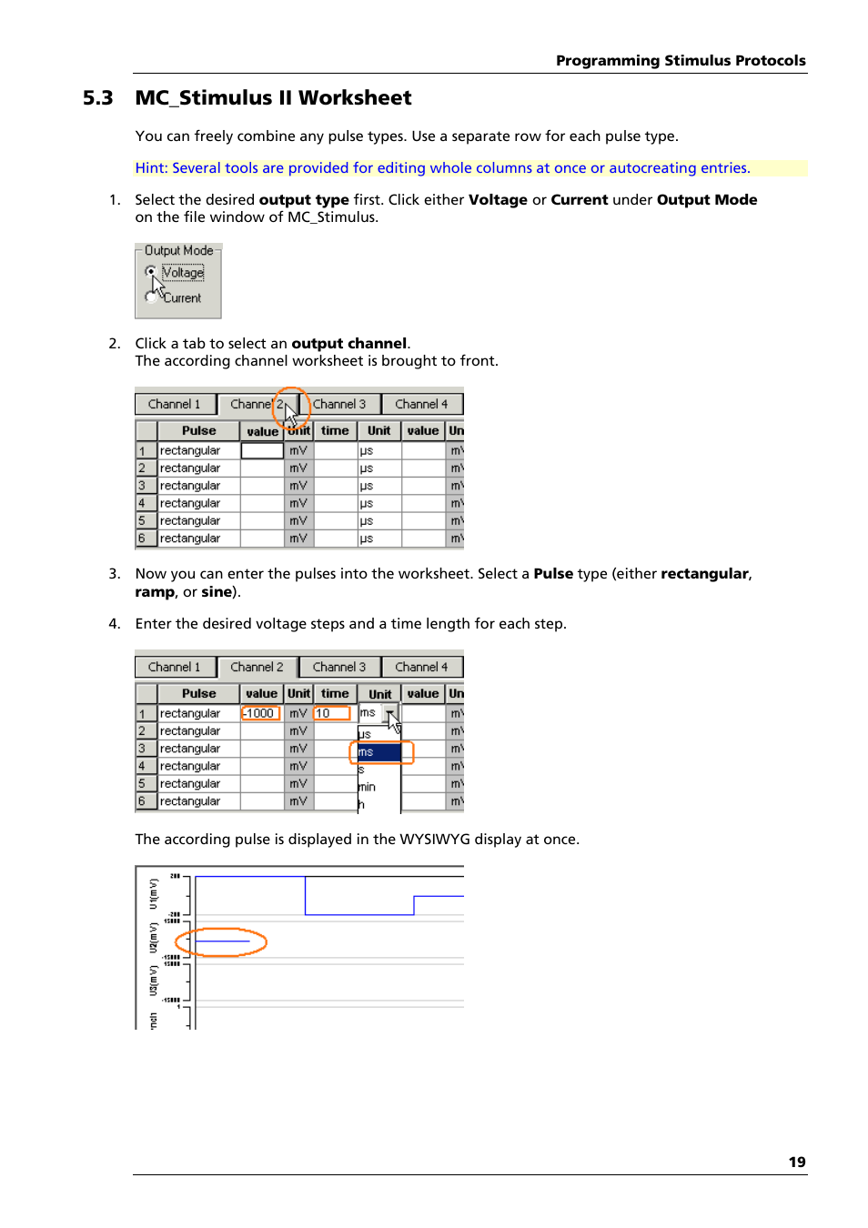 3 mc_stimulus ii worksheet | Multichannel Systems STG4004+STG4008 Manual User Manual | Page 23 / 114