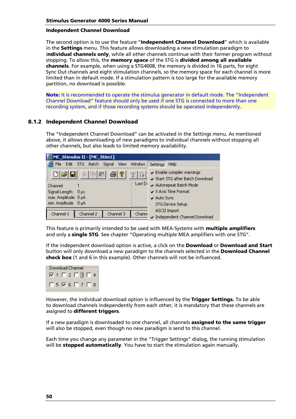 Multichannel Systems STG4004+STG4008 Manual User Manual | Page 54 / 114