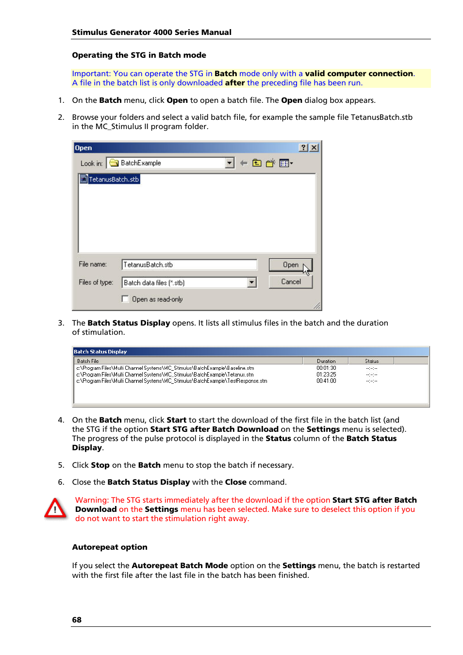 Multichannel Systems STG4004+STG4008 Manual User Manual | Page 72 / 114