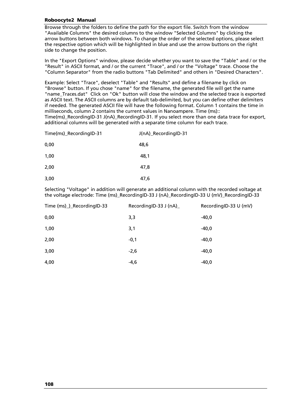 Multichannel Systems Roboocyte2 Manual User Manual | Page 112 / 115