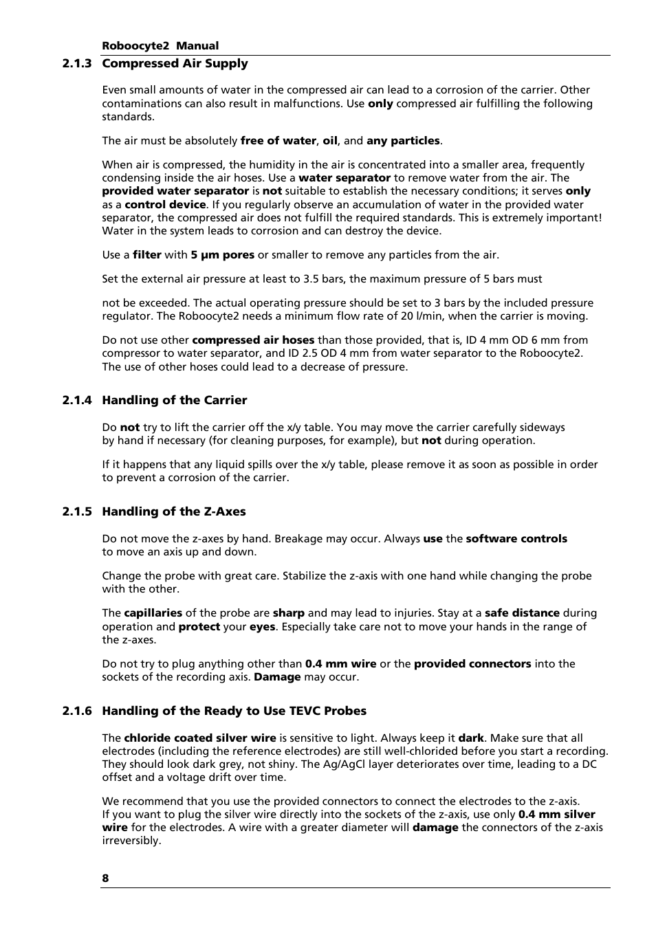 Multichannel Systems Roboocyte2 Manual User Manual | Page 12 / 115