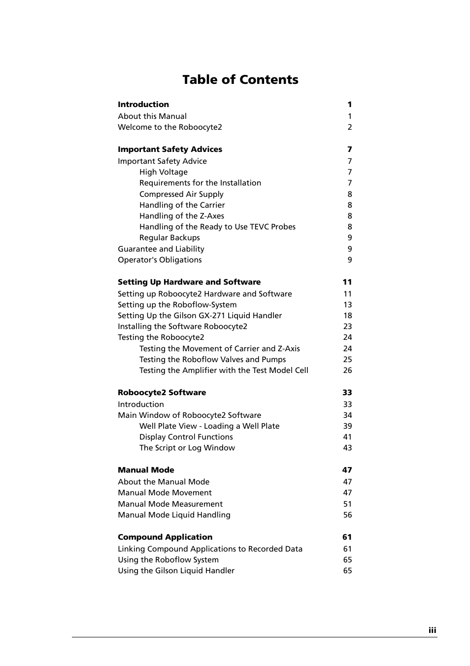 Multichannel Systems Roboocyte2 Manual User Manual | Page 3 / 115