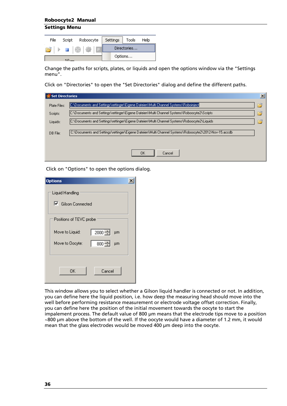 Multichannel Systems Roboocyte2 Manual User Manual | Page 40 / 115