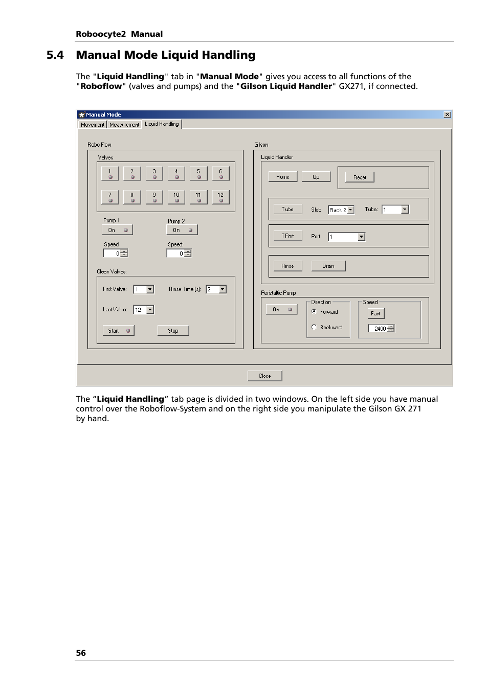 4 manual mode liquid handling | Multichannel Systems Roboocyte2 Manual User Manual | Page 60 / 115