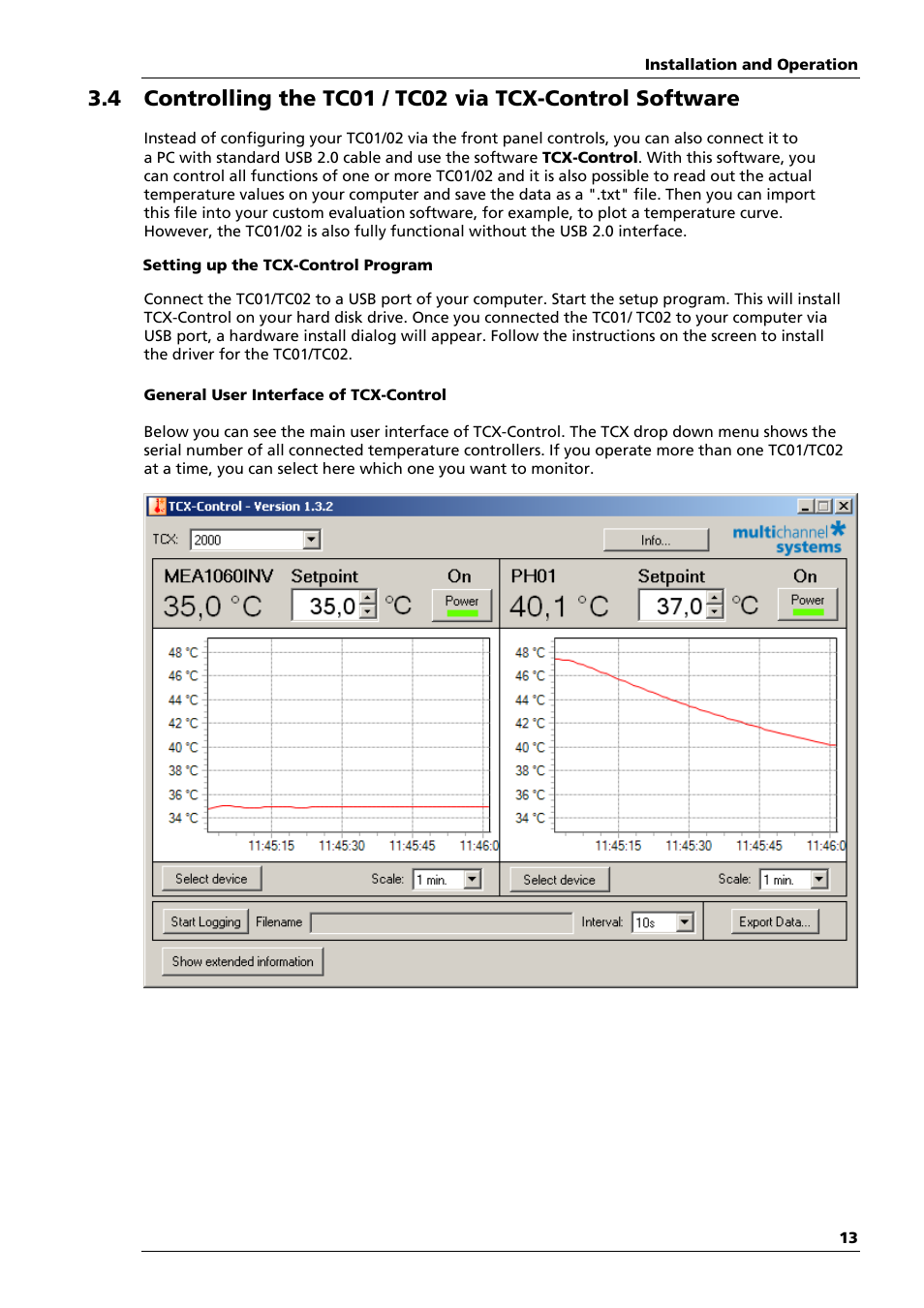 Multichannel Systems TC01-TC02 Manual User Manual | Page 17 / 33