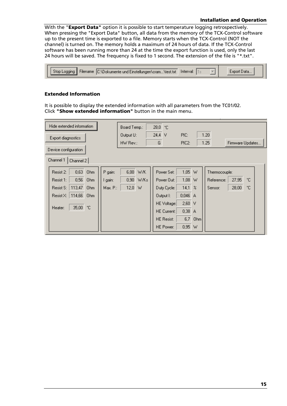 Multichannel Systems TC01-TC02 Manual User Manual | Page 19 / 33