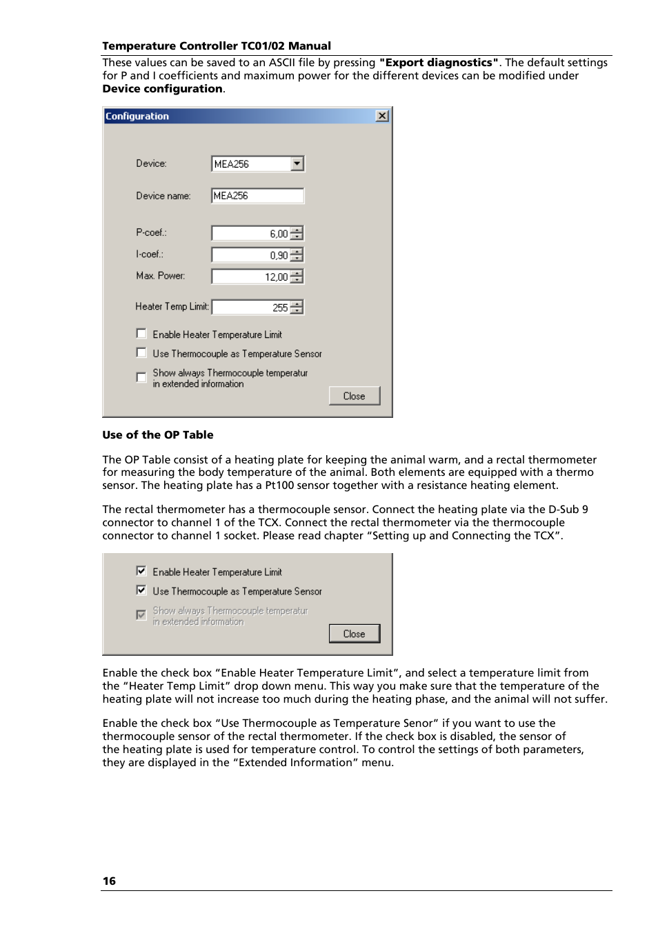 Multichannel Systems TC01-TC02 Manual User Manual | Page 20 / 33