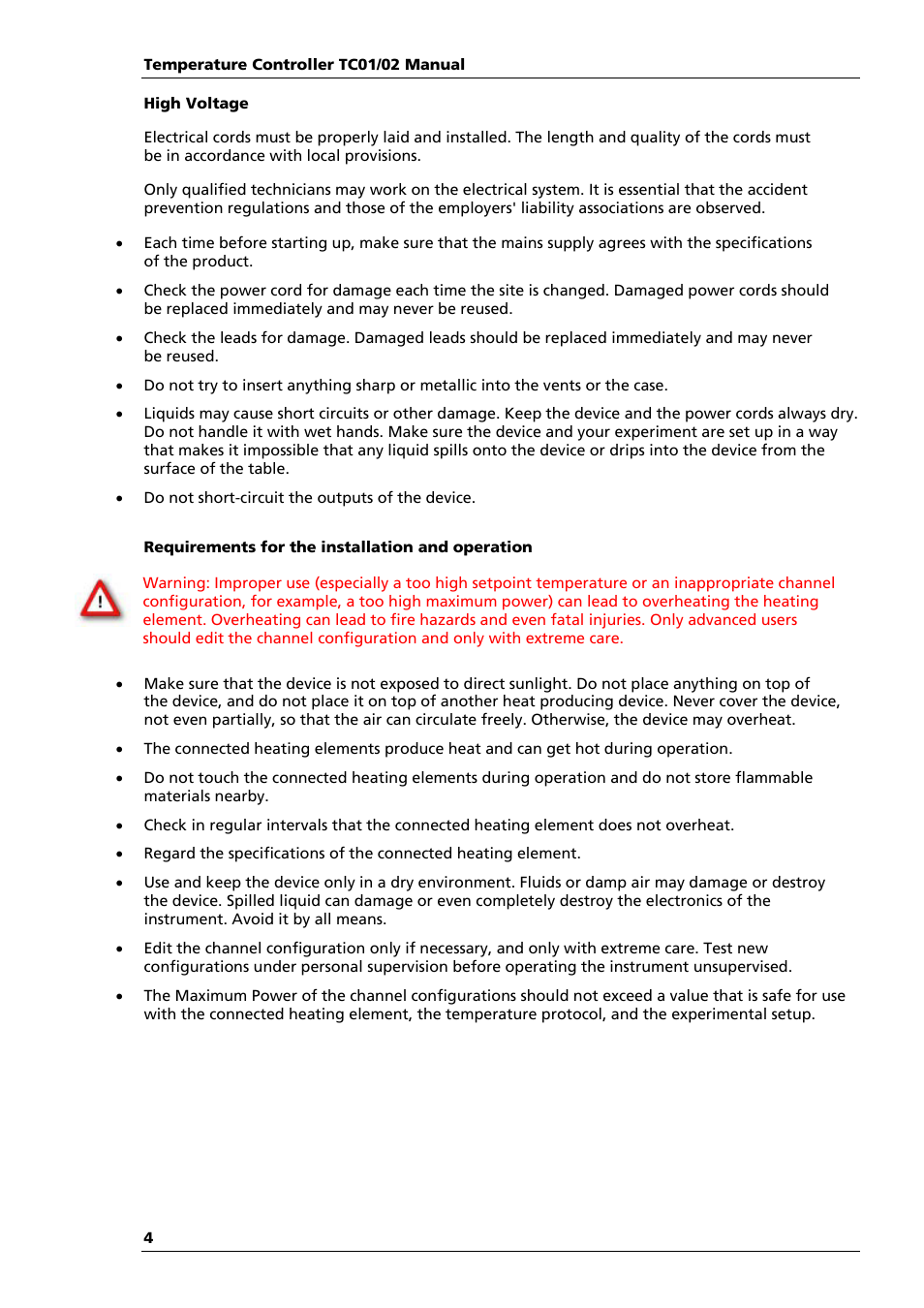 Multichannel Systems TC01-TC02 Manual User Manual | Page 8 / 33