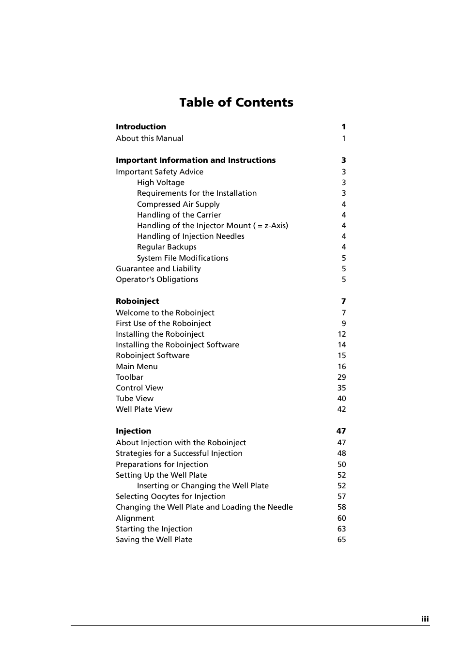 Multichannel Systems Roboinject Manual User Manual | Page 3 / 91