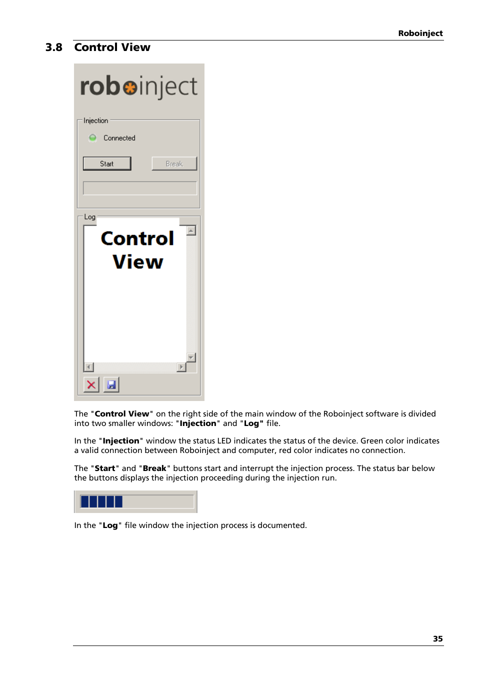 8 control view | Multichannel Systems Roboinject Manual User Manual | Page 39 / 91