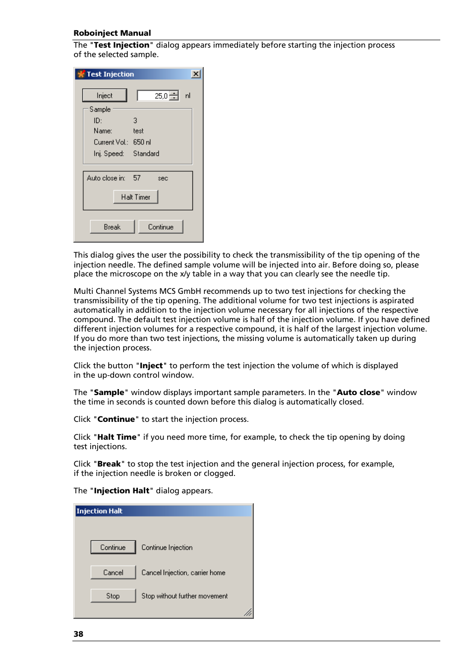 Multichannel Systems Roboinject Manual User Manual | Page 42 / 91
