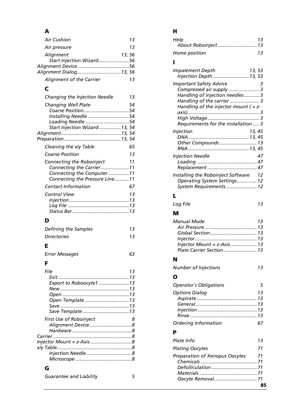 Multichannel Systems Roboinject Manual User Manual | Page 89 / 91