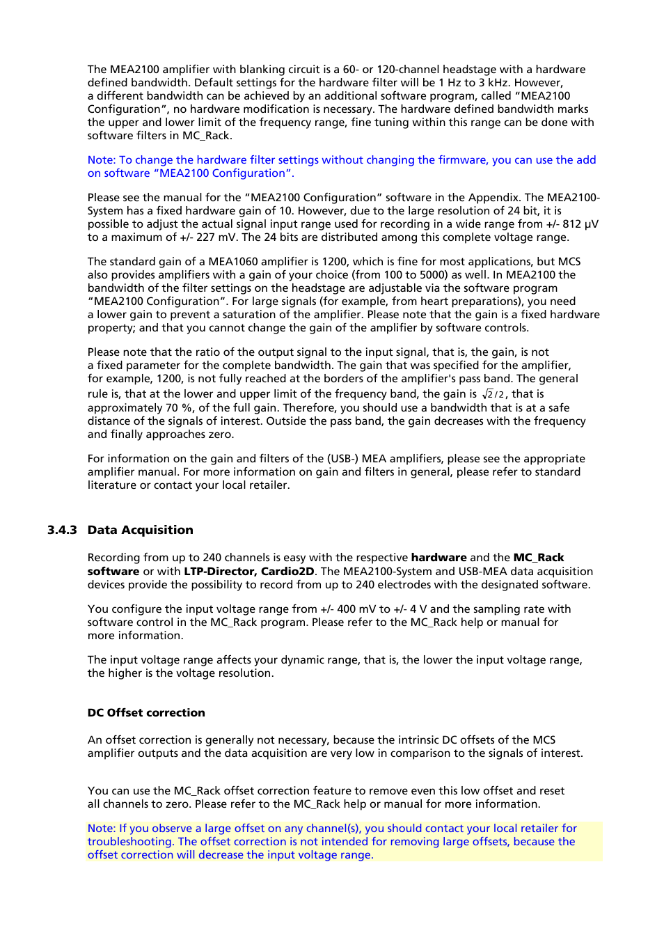 Multichannel Systems MEA-System Manual User Manual | Page 16 / 28