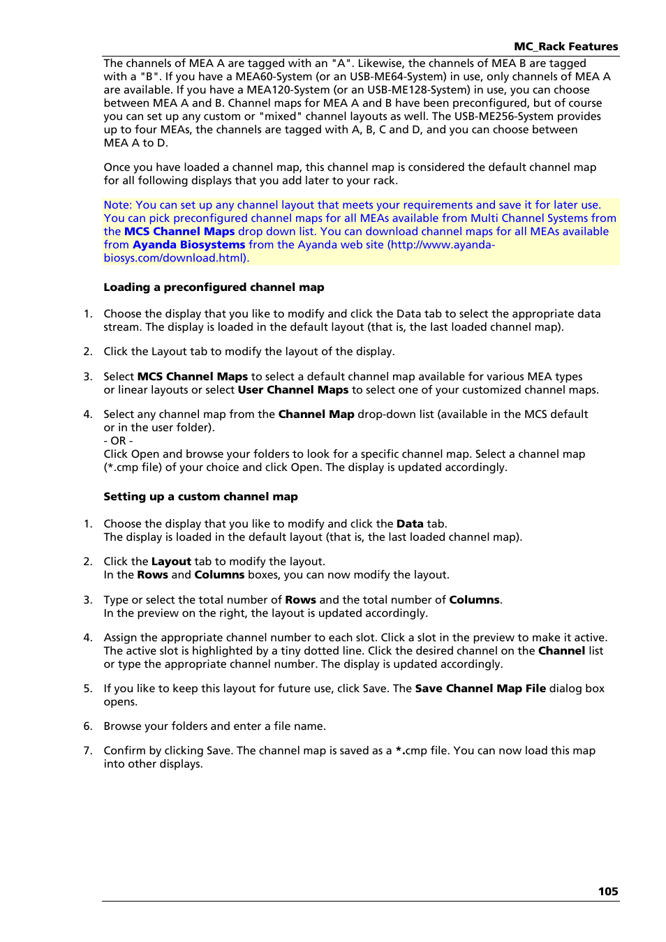 Multichannel Systems MC_Rack Manual User Manual | Page 111 / 201