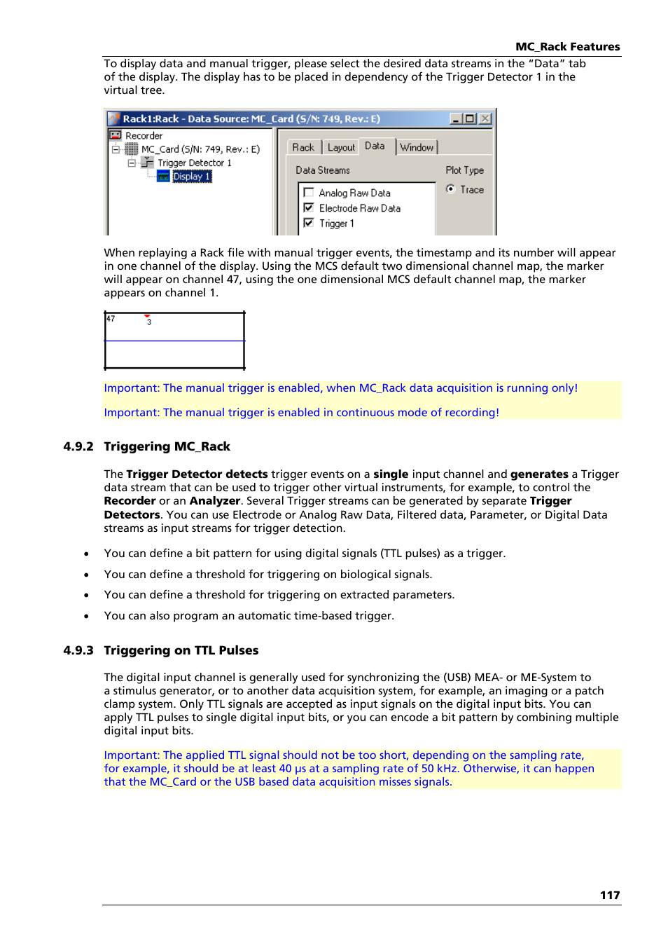 Multichannel Systems MC_Rack Manual User Manual | Page 123 / 201
