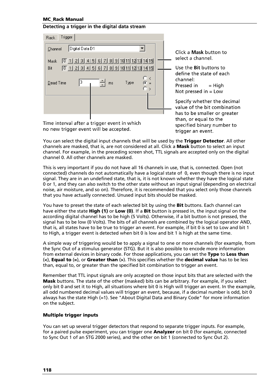 Multichannel Systems MC_Rack Manual User Manual | Page 124 / 201
