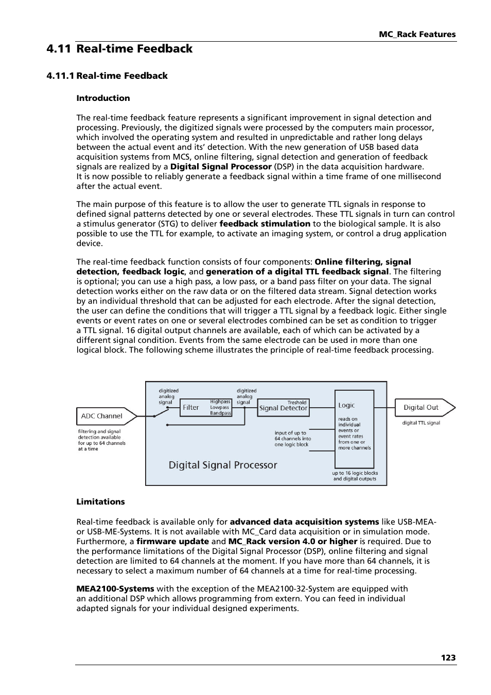 11 real-time feedback | Multichannel Systems MC_Rack Manual User Manual | Page 129 / 201