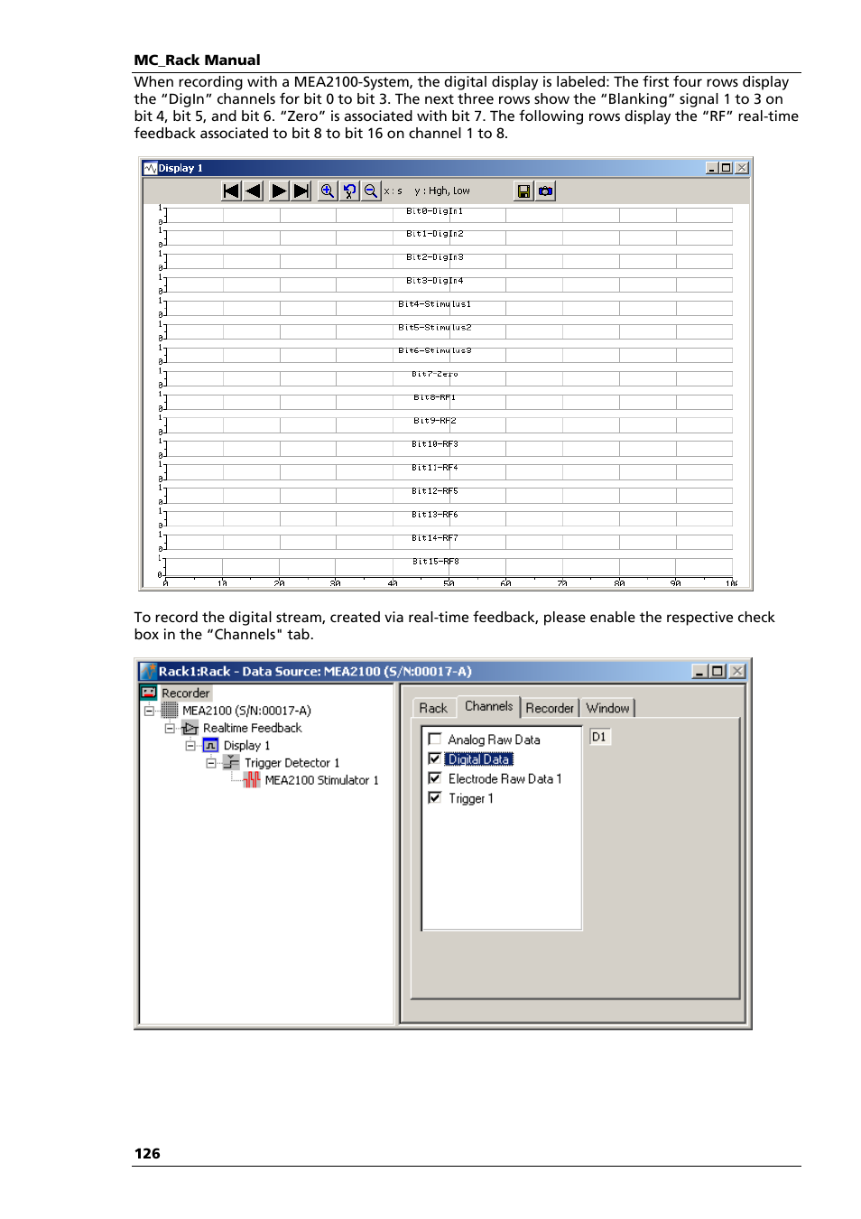 Multichannel Systems MC_Rack Manual User Manual | Page 132 / 201