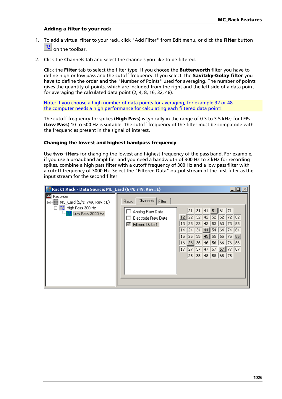 Multichannel Systems MC_Rack Manual User Manual | Page 141 / 201