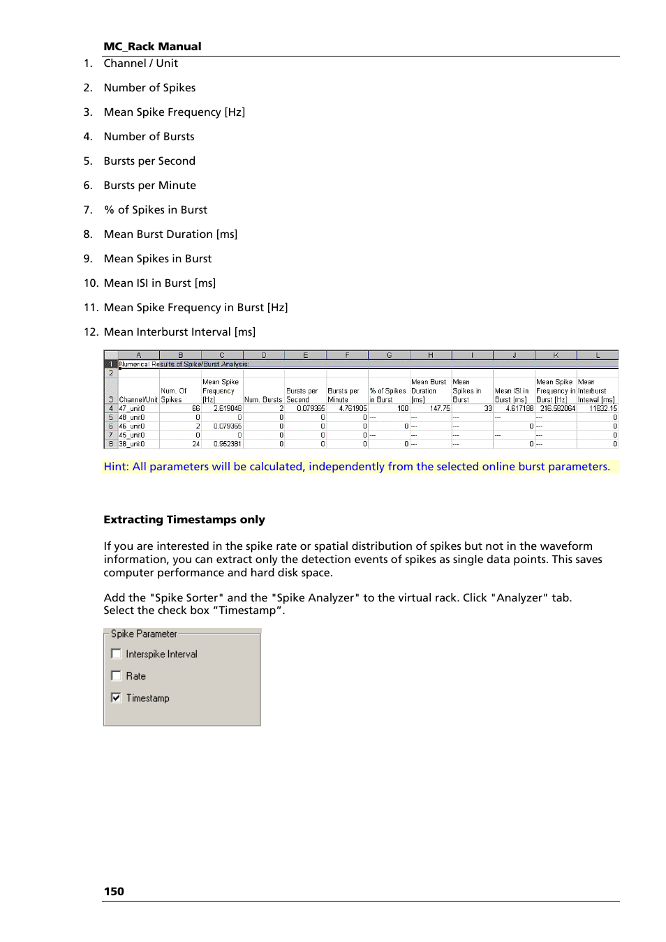 Multichannel Systems MC_Rack Manual User Manual | Page 156 / 201