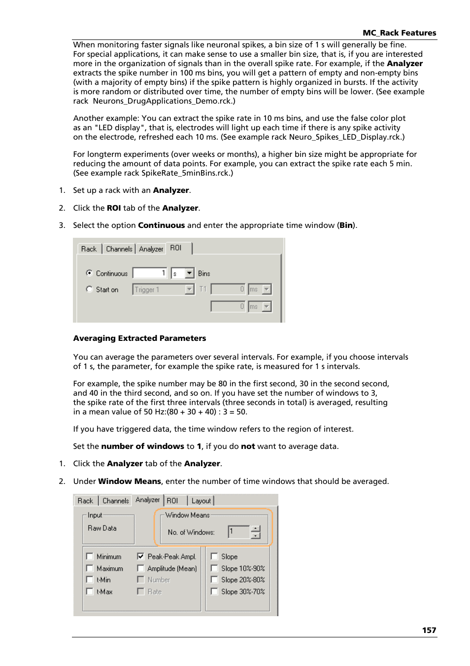 Multichannel Systems MC_Rack Manual User Manual | Page 163 / 201