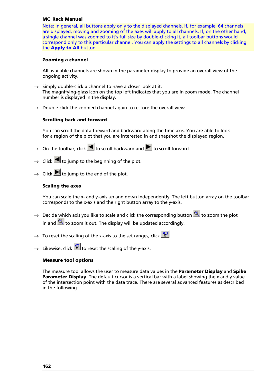 Multichannel Systems MC_Rack Manual User Manual | Page 168 / 201