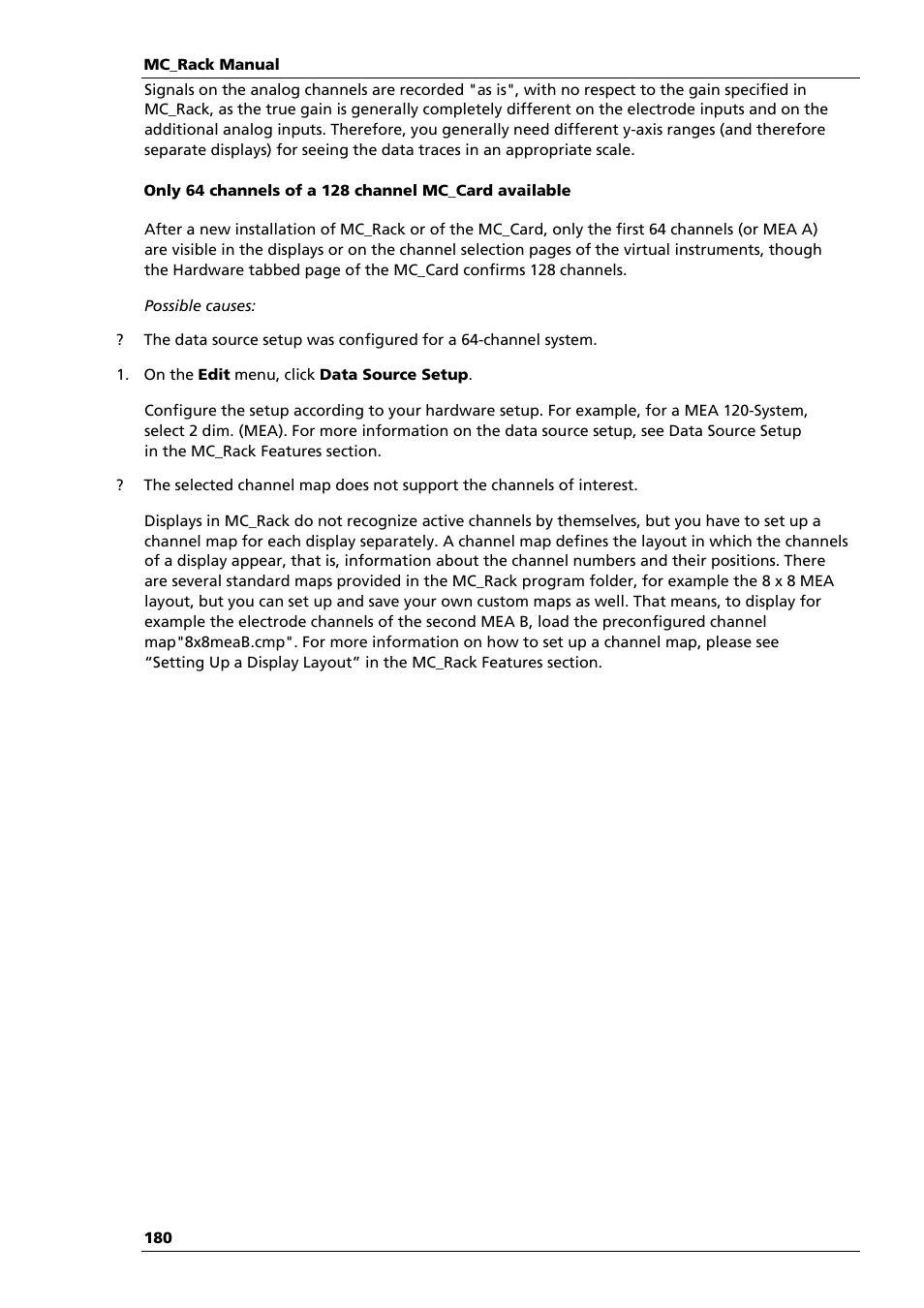 Multichannel Systems MC_Rack Manual User Manual | Page 186 / 201