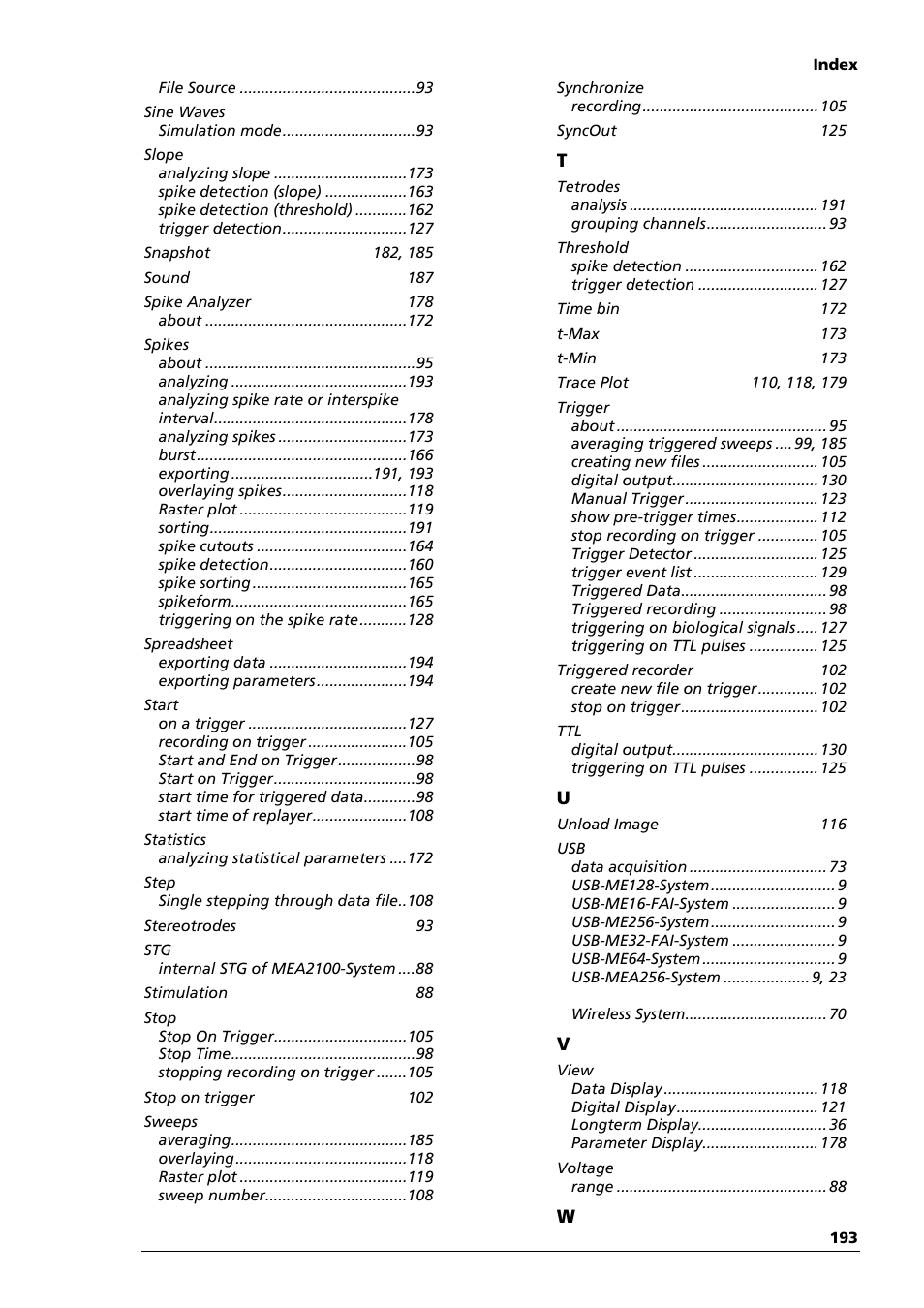 Multichannel Systems MC_Rack Manual User Manual | Page 199 / 201