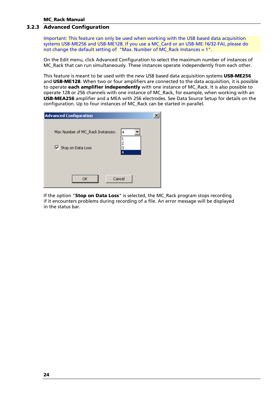 Multichannel Systems MC_Rack Manual User Manual | Page 30 / 201