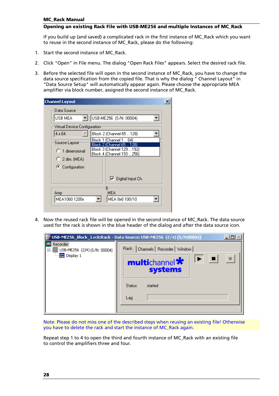 Multichannel Systems MC_Rack Manual User Manual | Page 34 / 201