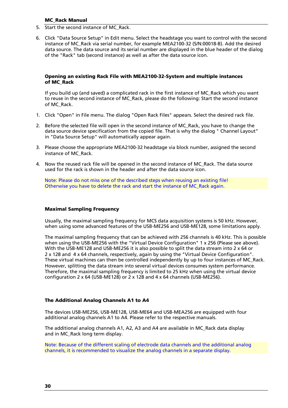Multichannel Systems MC_Rack Manual User Manual | Page 36 / 201