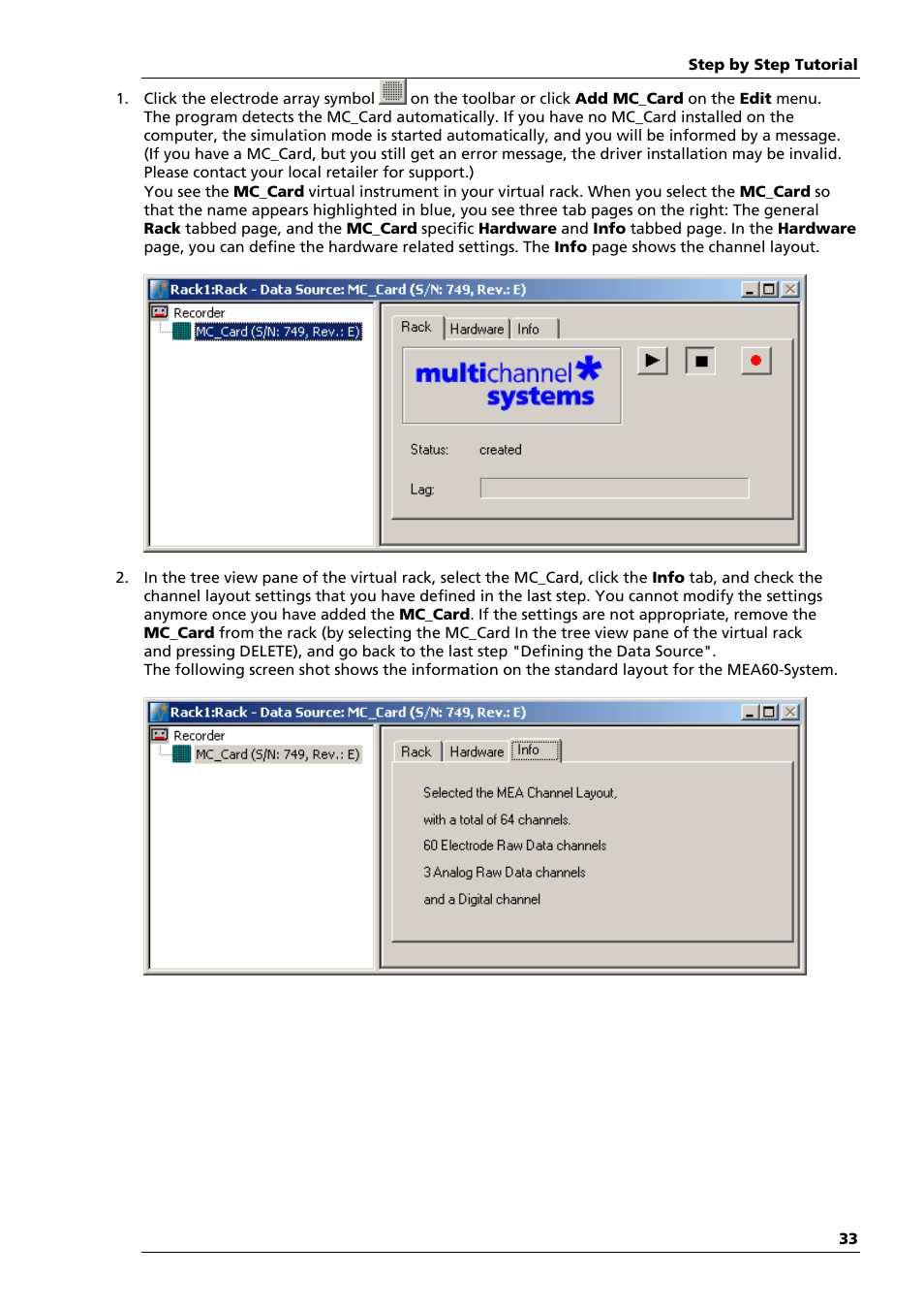 Multichannel Systems MC_Rack Manual User Manual | Page 39 / 201