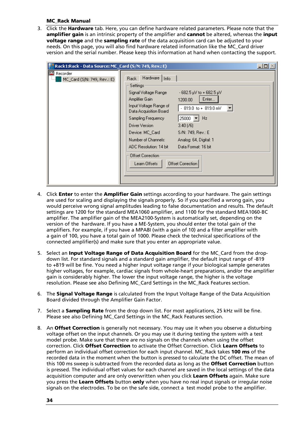 Multichannel Systems MC_Rack Manual User Manual | Page 40 / 201