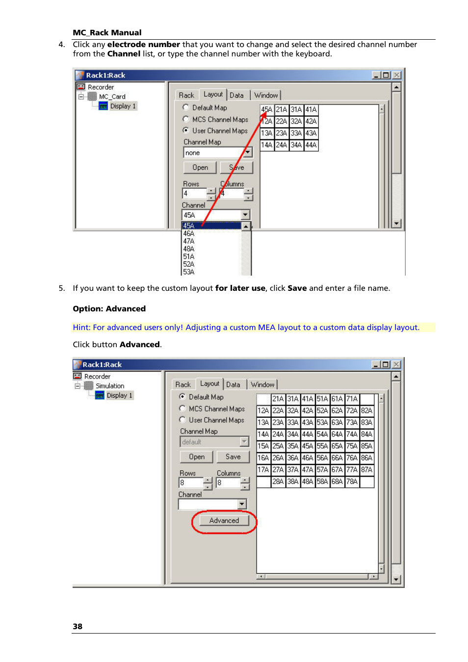 Multichannel Systems MC_Rack Manual User Manual | Page 44 / 201