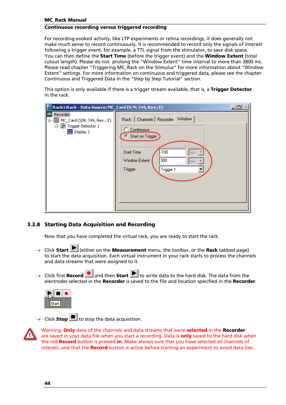 Multichannel Systems MC_Rack Manual User Manual | Page 50 / 201