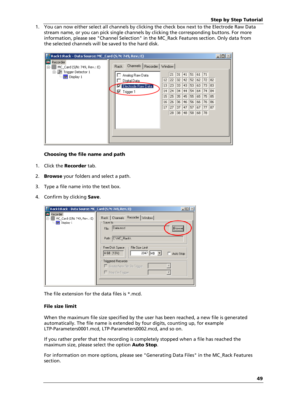 Multichannel Systems MC_Rack Manual User Manual | Page 55 / 201