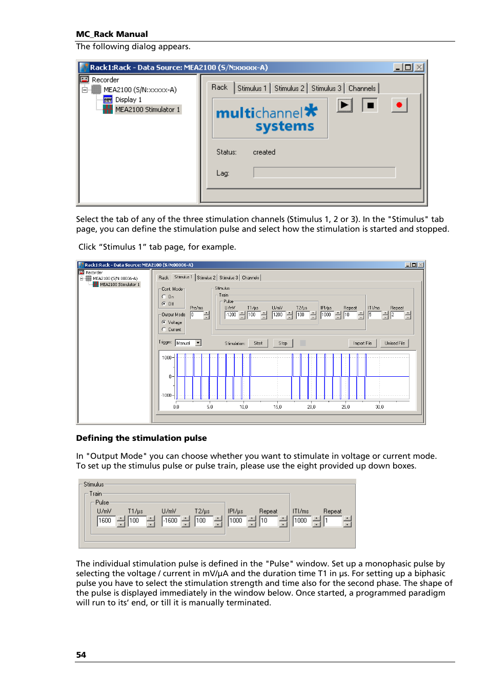 Multichannel Systems MC_Rack Manual User Manual | Page 60 / 201