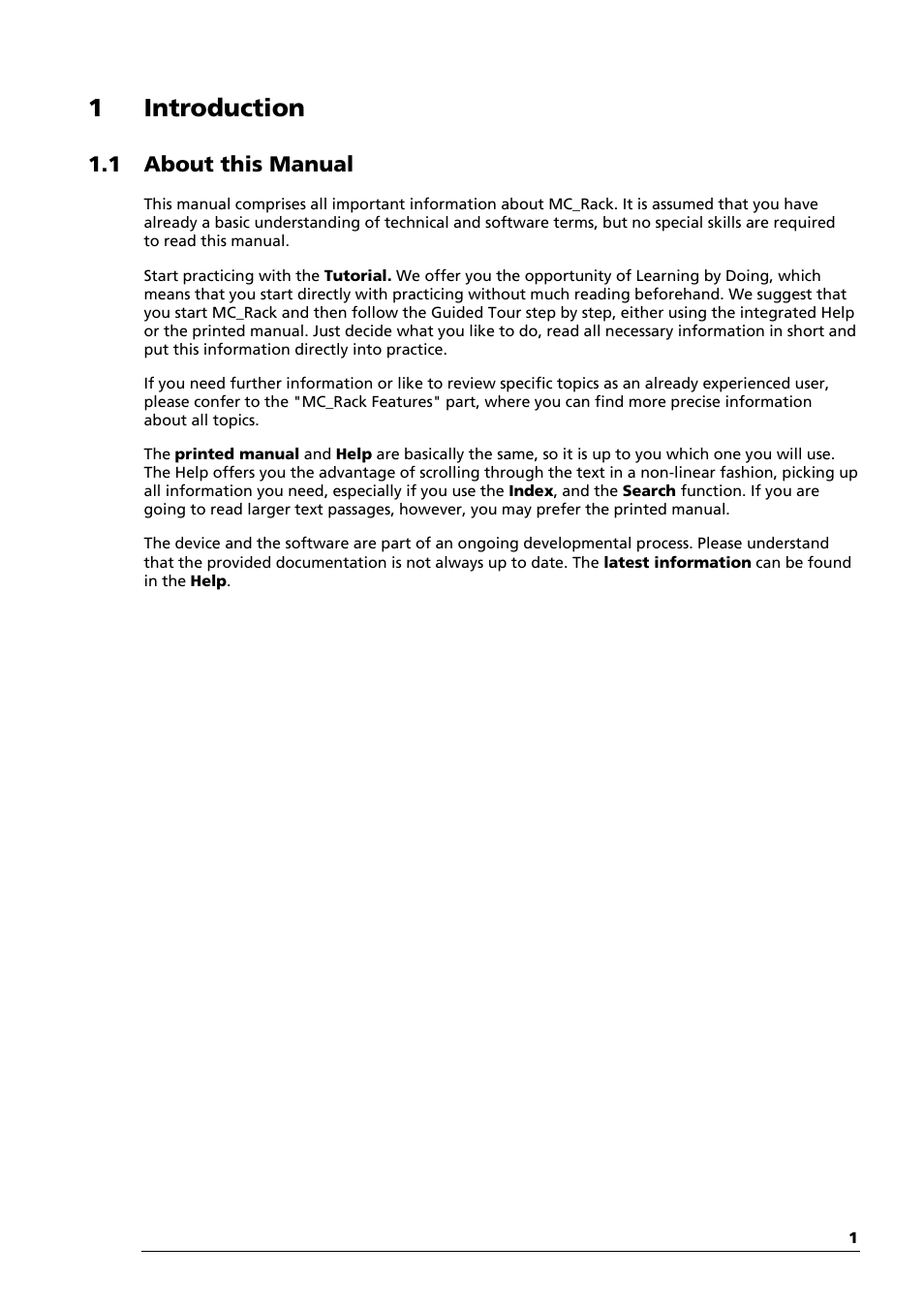 1 introduction, 1 about this manual | Multichannel Systems MC_Rack Manual User Manual | Page 7 / 201