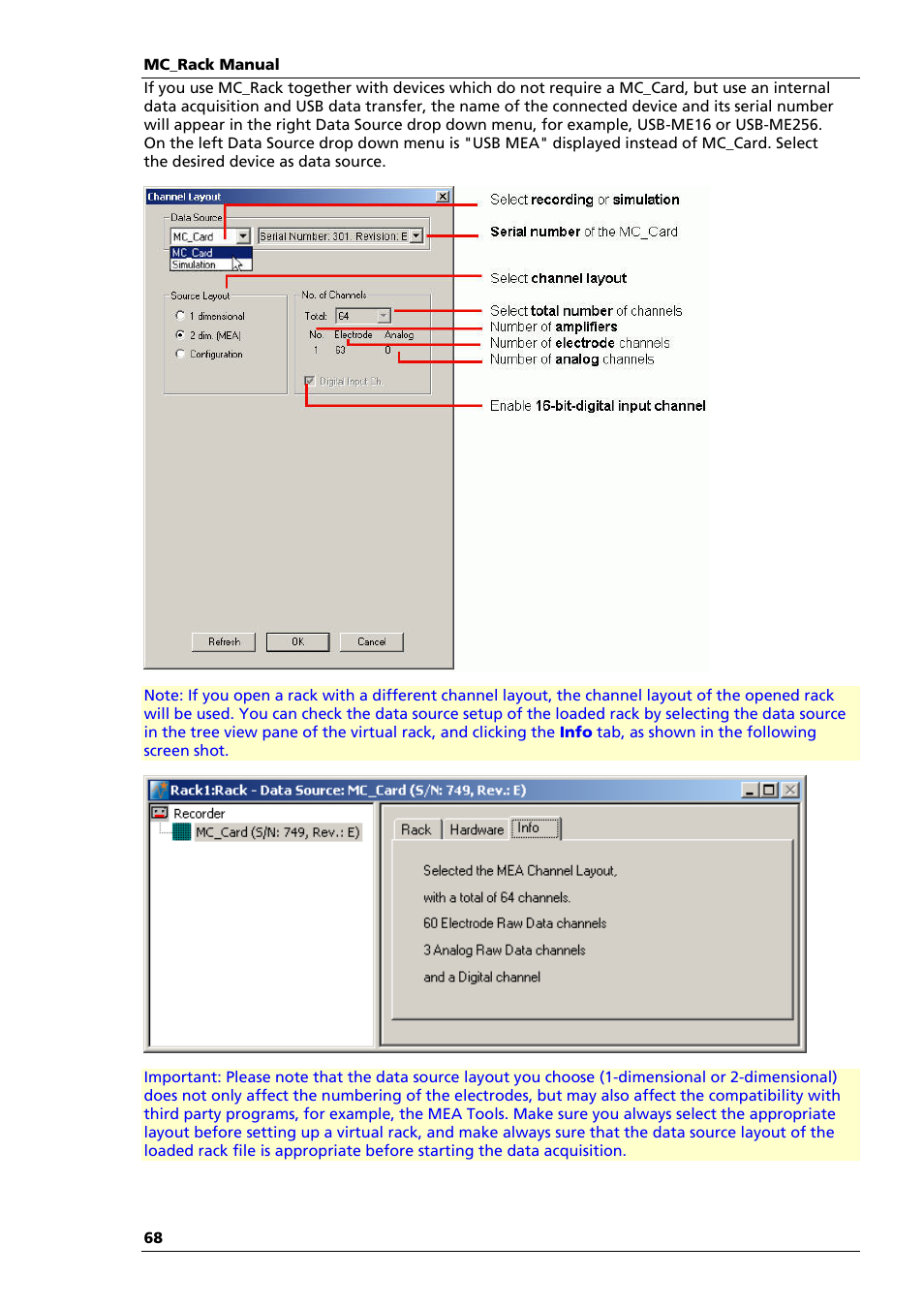 Multichannel Systems MC_Rack Manual User Manual | Page 74 / 201