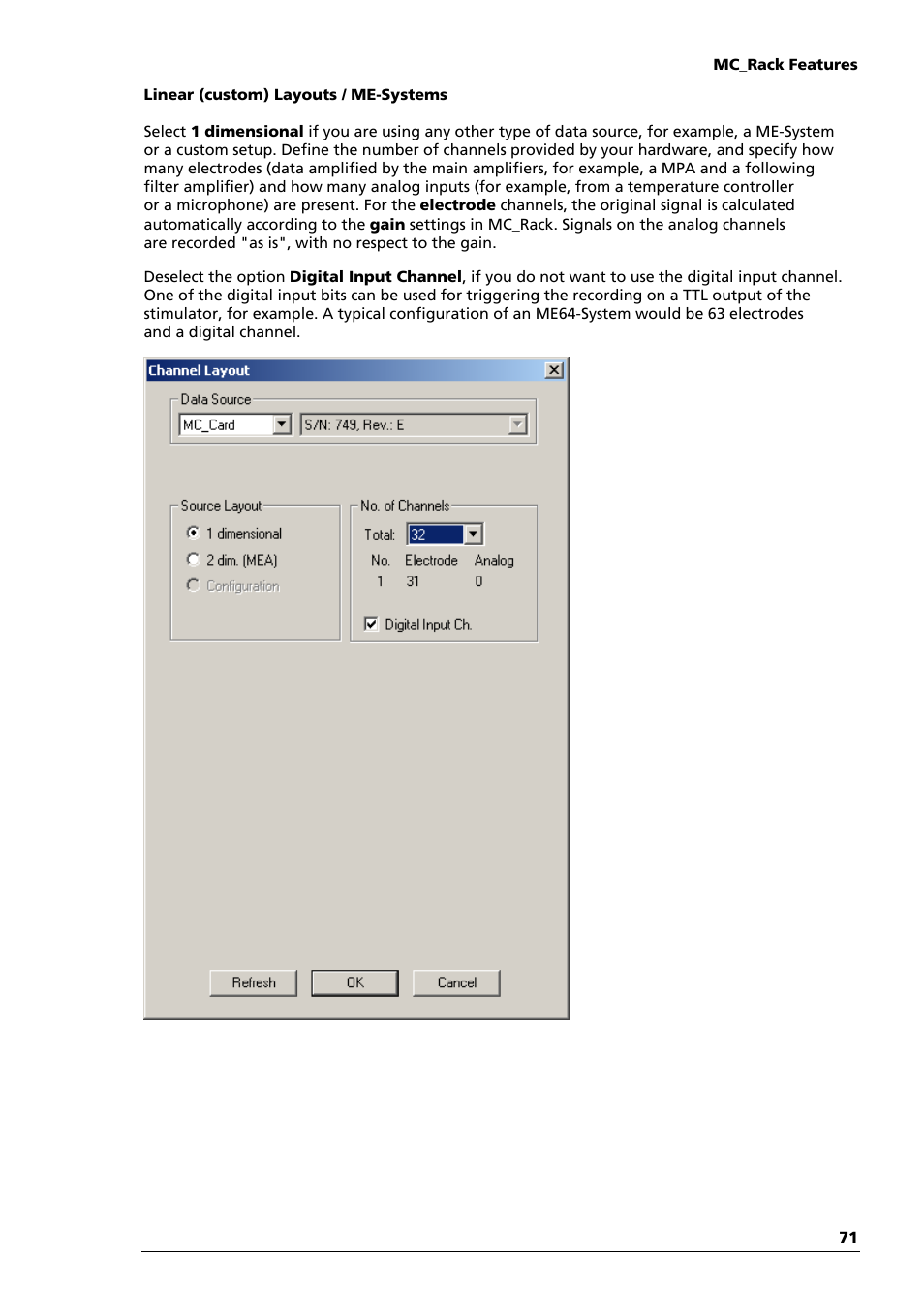Multichannel Systems MC_Rack Manual User Manual | Page 77 / 201