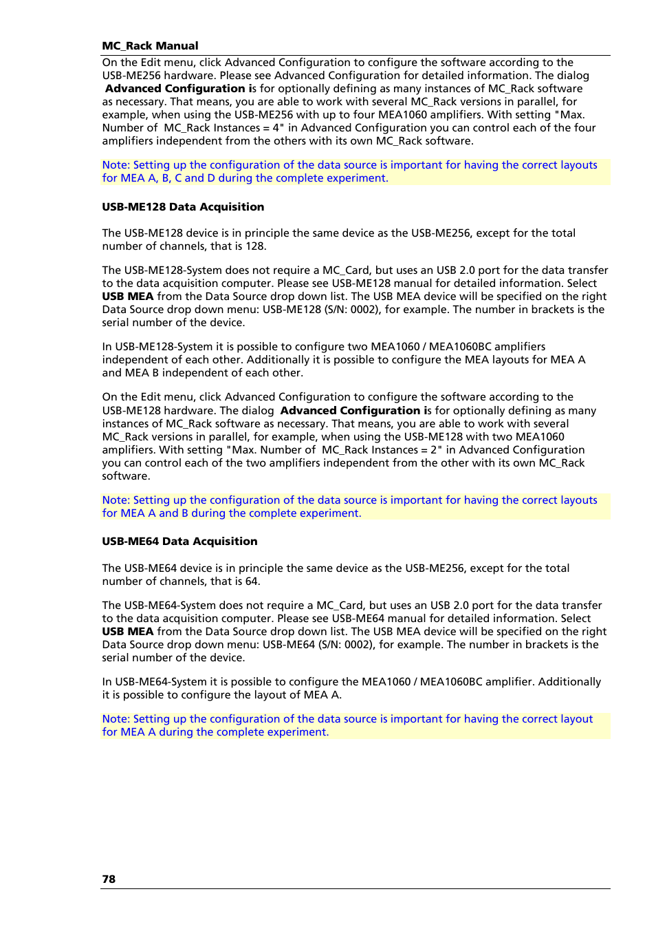 Multichannel Systems MC_Rack Manual User Manual | Page 84 / 201