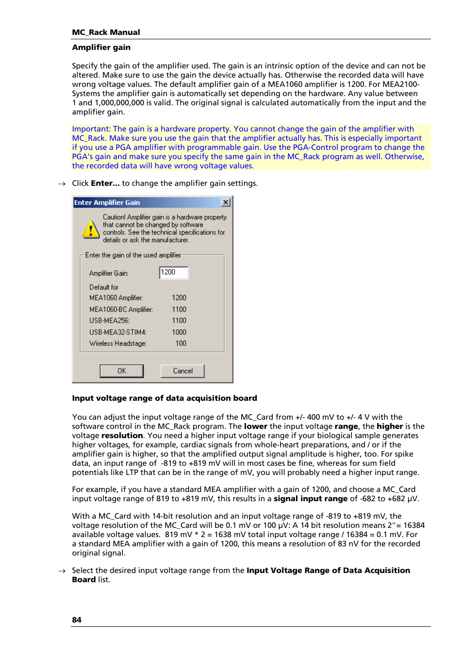 Multichannel Systems MC_Rack Manual User Manual | Page 90 / 201