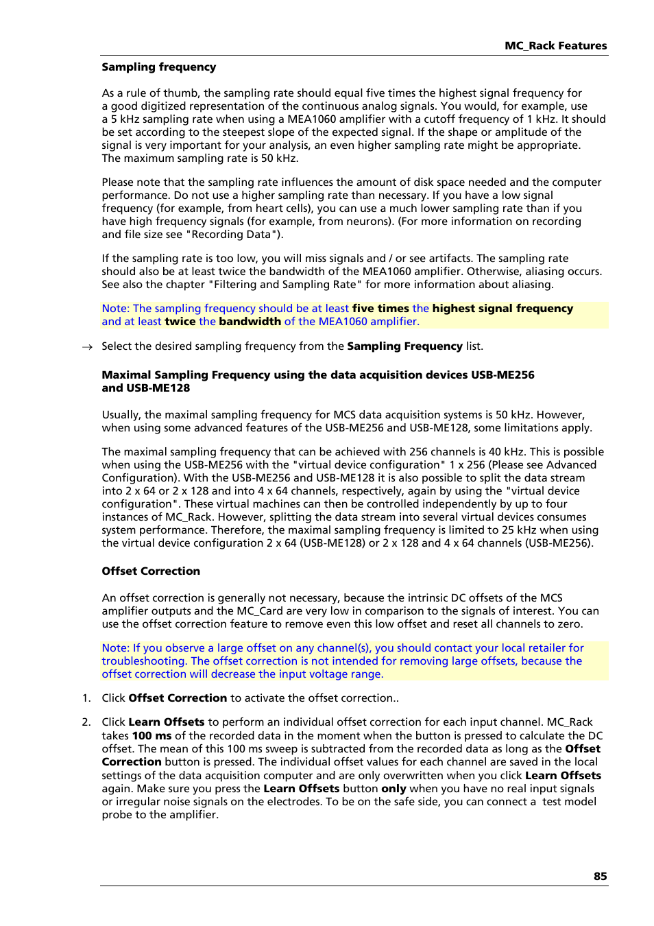 Multichannel Systems MC_Rack Manual User Manual | Page 91 / 201