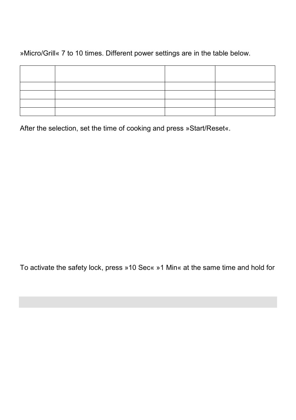 Care of your microwave oven, Grill - combination cooking function, Pause/cancel | Children safety lock | Gorenje CMO-200 DGW User Manual | Page 53 / 106