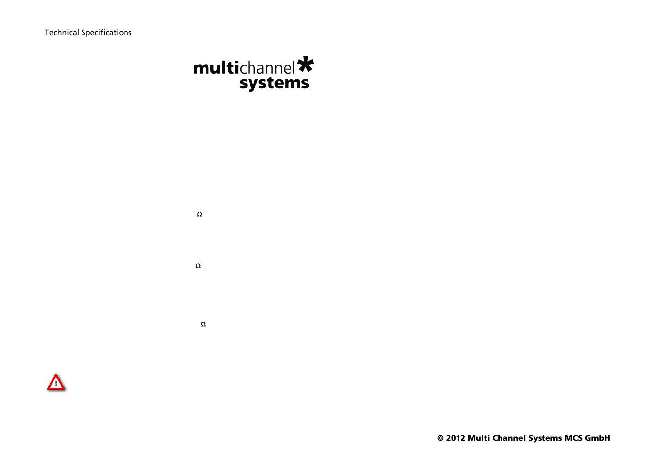 Multichannel Systems USB-ME256-System User Manual | 1 page