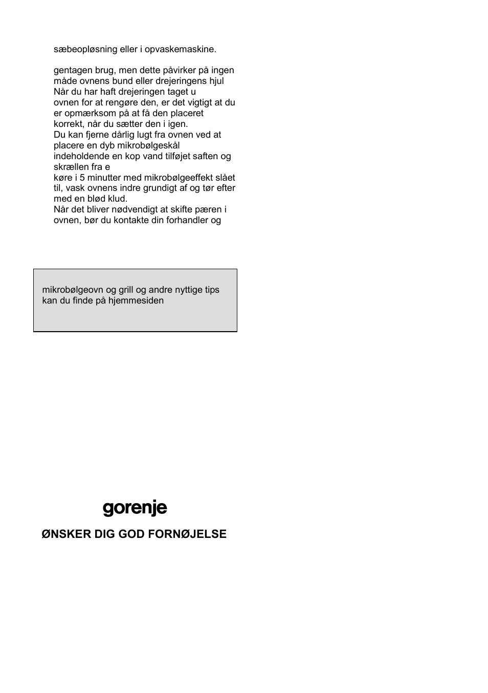 Gorenje GMO-23 Ora Ito User Manual | Page 126 / 175