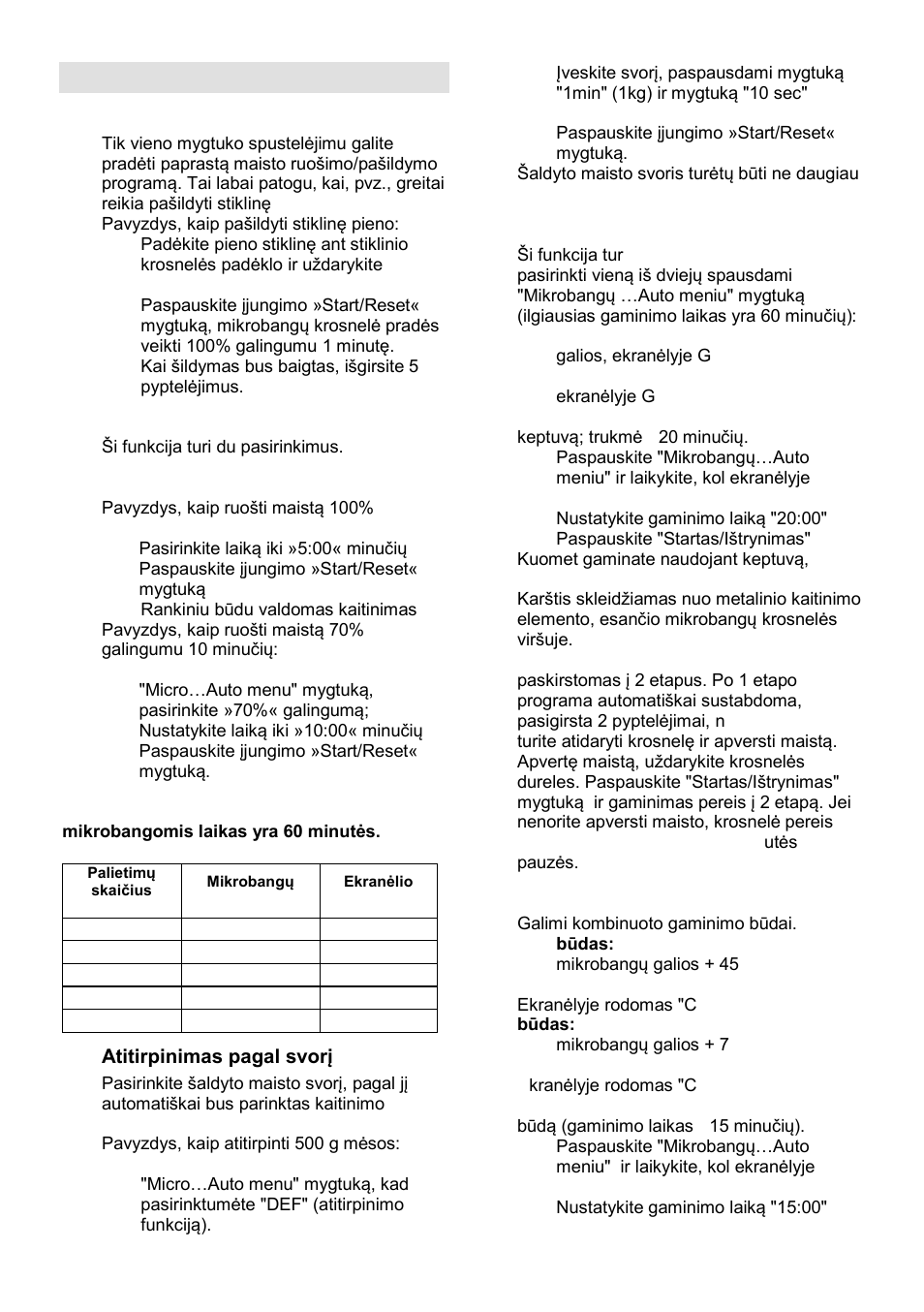 Operation instruction | Gorenje GMO-23 Ora Ito User Manual | Page 159 / 175