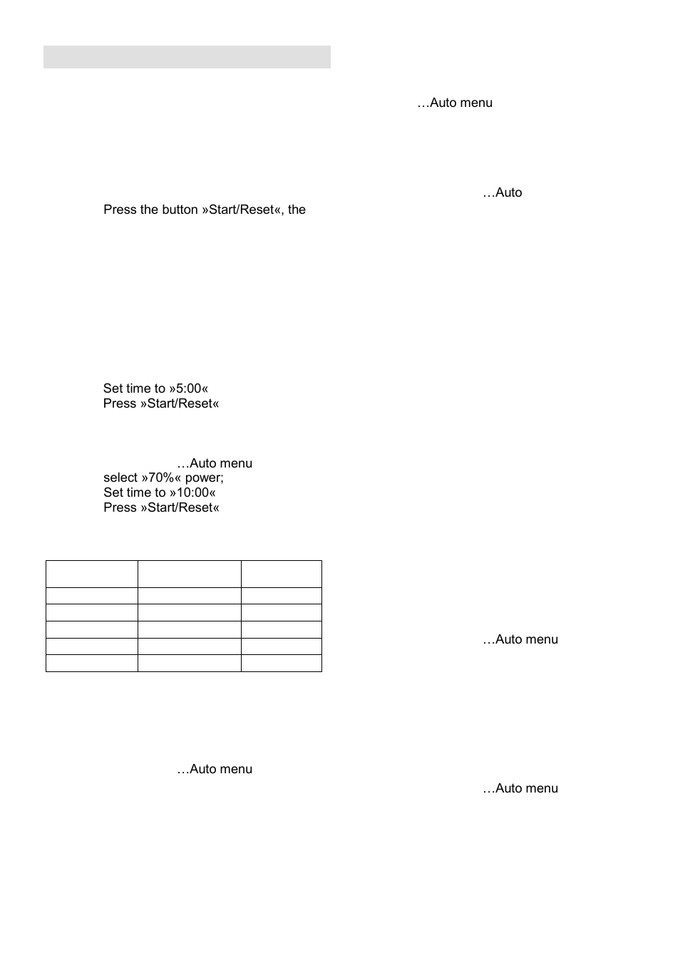 Operation instruction | Gorenje GMO-23 Ora Ito User Manual | Page 36 / 175