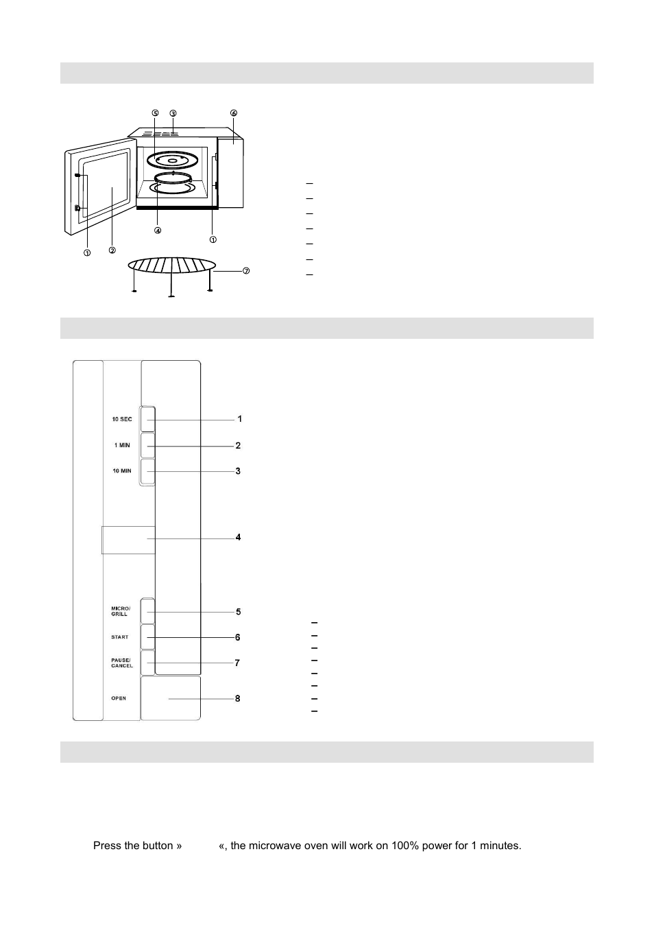 Feature diagram, Computer control panel, Operation instruction | Gorenje GMO-20 DGB User Manual | Page 31 / 152